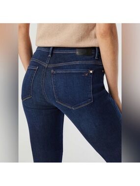 Mavi High-Rise Dark Indigo Stretch Jeans